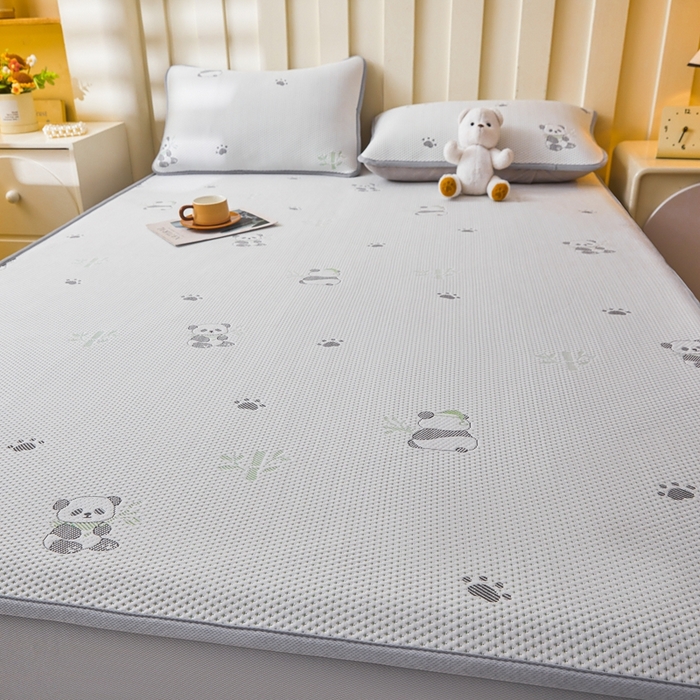 91家纺网 家纺一手货源 找家纺 凯罗 2026春夏凉豆豆小红书爆款A类乙纶PE凉豆豆床笠款可水洗床笠 胸有成竹