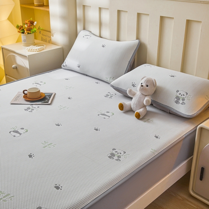 91家纺网 家纺一手货源 找家纺 凯罗 2026春夏凉豆豆小红书爆款A类乙纶PE凉豆豆床笠款可水洗床笠 胸有成竹