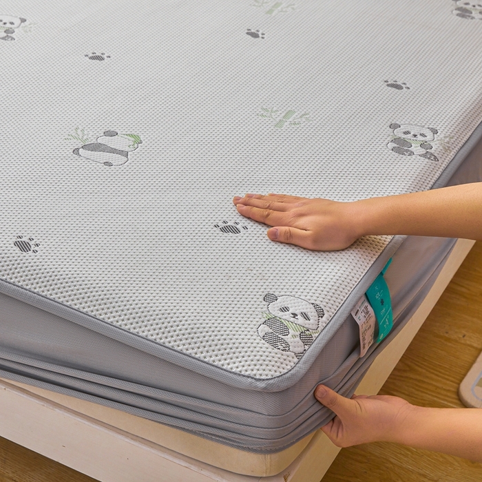 91家纺网 家纺一手货源 找家纺 凯罗 2026春夏凉豆豆小红书爆款A类乙纶PE凉豆豆床笠款可水洗床笠 胸有成竹