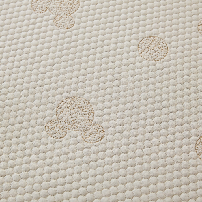 91家纺网 家纺一手货源 找家纺 凯罗 2026春夏凉豆豆小红书爆款A类乙纶PE凉豆豆床笠款可水洗床笠 圆点米奇-咖