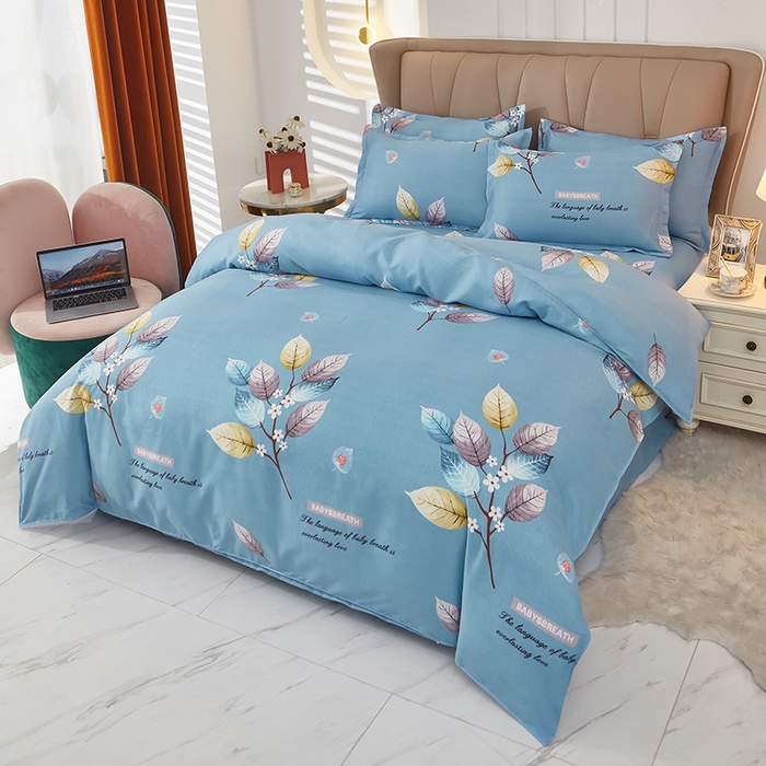 91家纺网 家纺一手货源 找家纺 沐珩家纺 2026新款植物羊绒加厚四件套单被套 丽莎