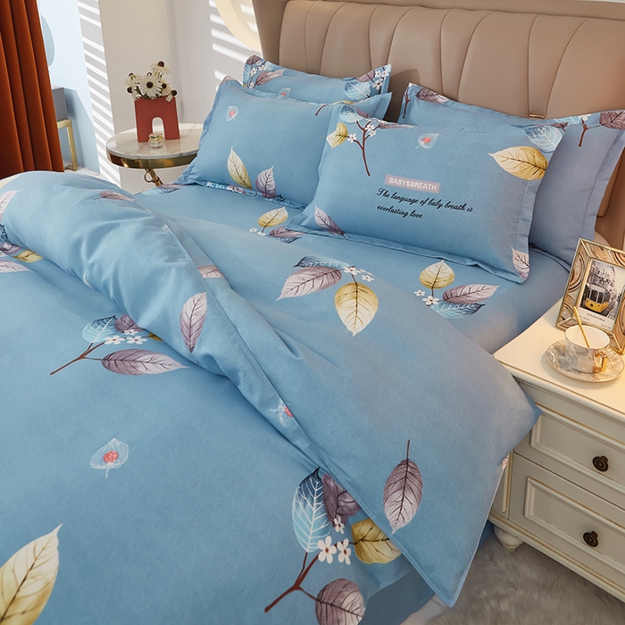 91家纺网 家纺一手货源 找家纺 沐珩家纺 2026新款植物羊绒加厚四件套单被套 丽莎