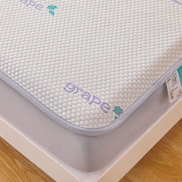 91家纺网 家纺一手货源 找家纺 凯罗 2026春夏凉豆豆小红书爆款A类乙纶PE凉豆豆床笠款可水洗床笠 紫气东来