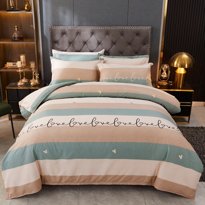 沐珩家纺 2026新款植物羊绒加厚四件套单被套 米洛恋曲