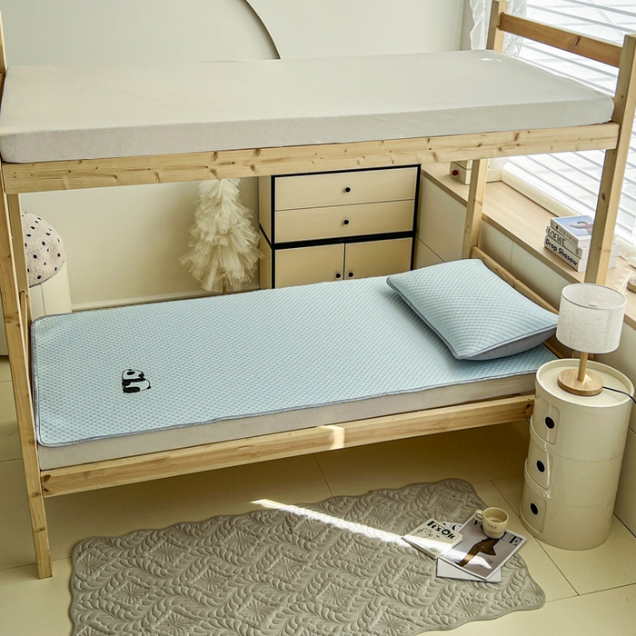 91家纺网 家纺一手货源 找家纺 （总）宅部落 2026春夏新款学生宿舍凉感豆豆凉席席子