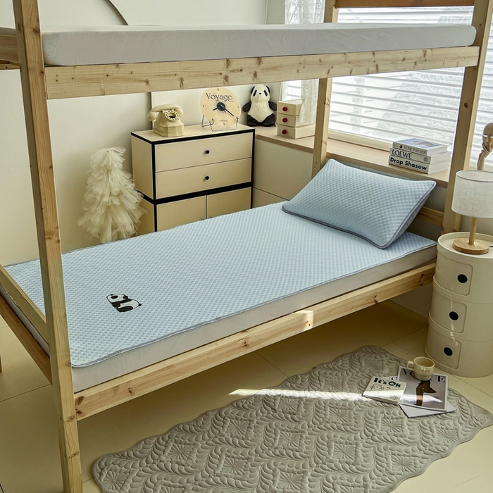 91家纺网 家纺一手货源 找家纺 （总）宅部落 2026春夏新款学生宿舍凉感豆豆凉席席子