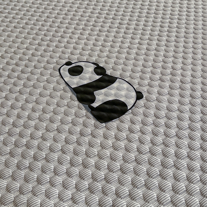 91家纺网 家纺一手货源 找家纺 宅部落 2026春夏新款学生宿舍凉感豆豆凉席席子 豆豆席-大熊猫灰