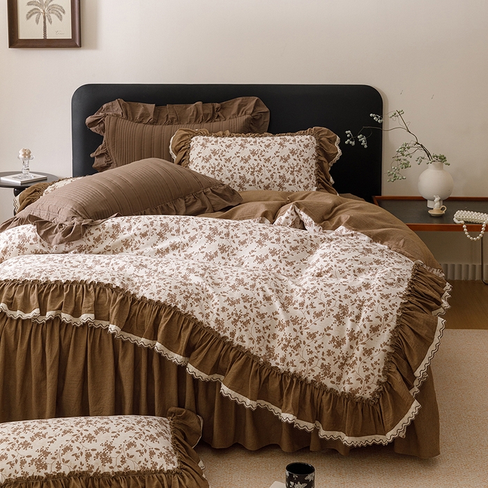 （总）菊上家纺 2026新品全棉纯棉水洗加厚云柔系列四件套