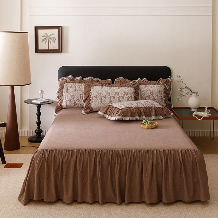 91家纺网 家纺一手货源 找家纺 菊上家纺 2026新品全棉纯棉水洗加厚云柔系列四件套 序语