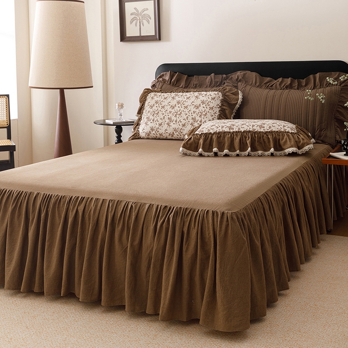 91家纺网 家纺一手货源 找家纺 菊上家纺 2026新品全棉纯棉水洗加厚云柔系列四件套 莫言