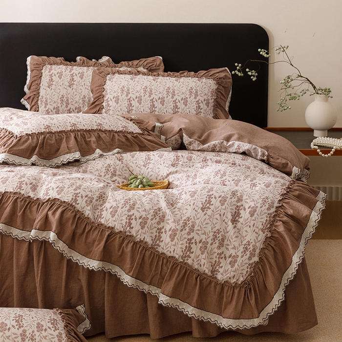 菊上家纺 2026新品全棉纯棉水洗加厚云柔系列四件套 序语