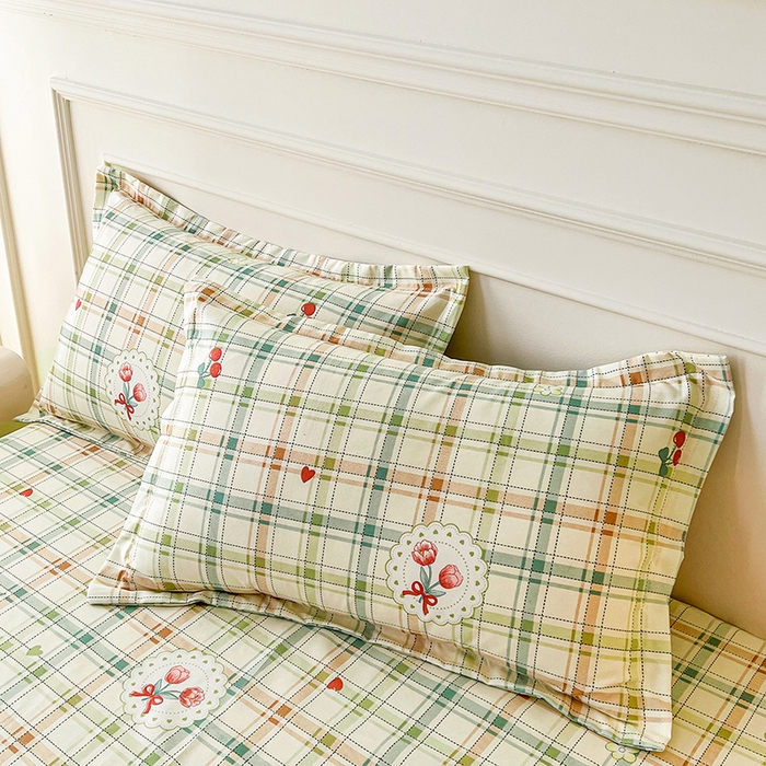 91家纺网 家纺一手货源 找家纺 沐珩家纺 2026新款植物羊绒加厚四件套单被套 甜梦格