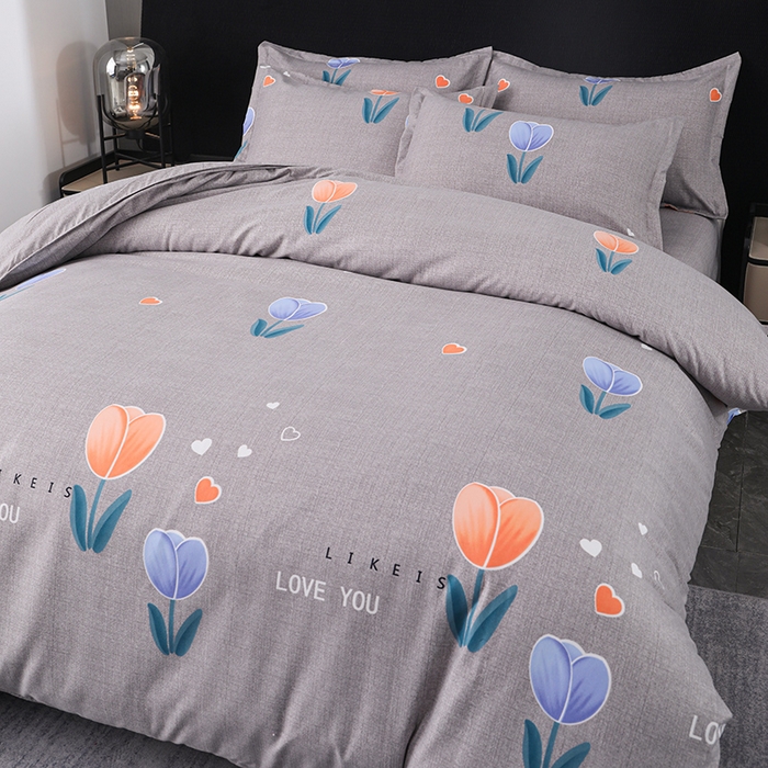 91家纺网 家纺一手货源 找家纺 沐珩家纺 2026新款植物羊绒加厚四件套单被套 微香