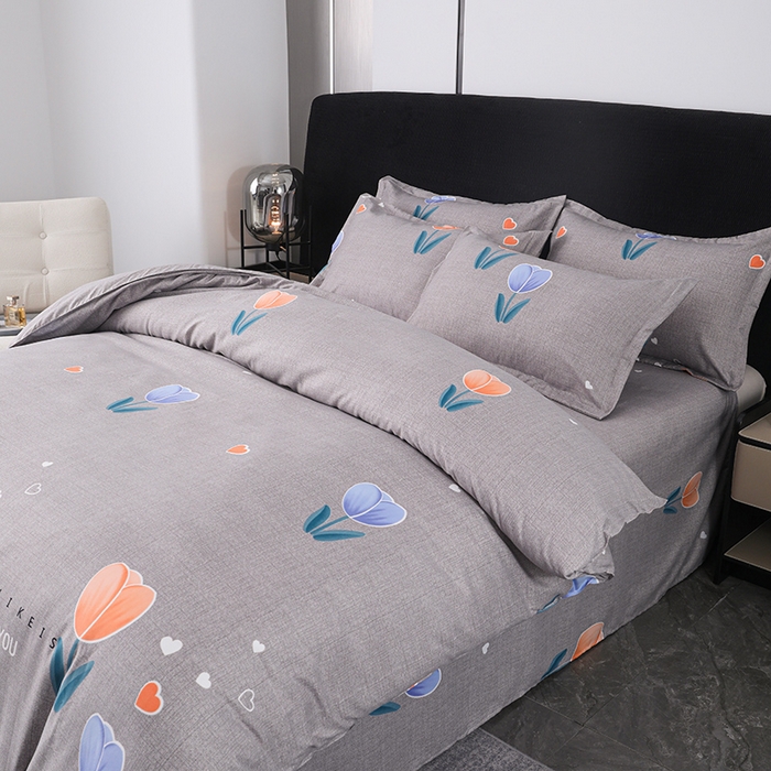 91家纺网 家纺一手货源 找家纺 沐珩家纺 2026新款植物羊绒加厚四件套单被套 微香