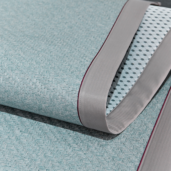 91家纺网 家纺一手货源 找家纺 小牛席业 2026新款野山藤草席（直筒发货）凉席藤席冰藤席冰丝席竹席凉席空调席草席 野山藤草席（冰蓝）