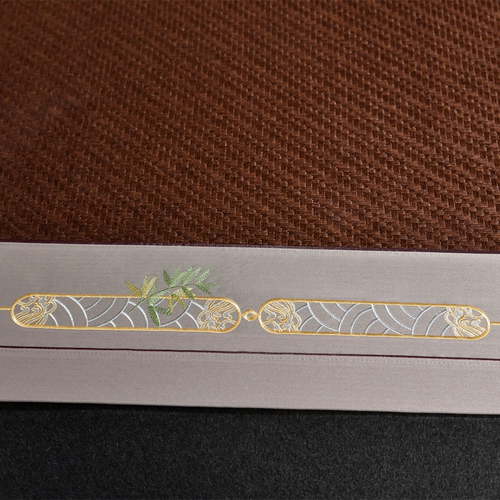 91家纺网 家纺一手货源 找家纺 小牛席业 2026新款野山藤草席（直筒发货）凉席藤席冰藤席冰丝席竹席凉席空调席草席 野山藤草席（黑咖）