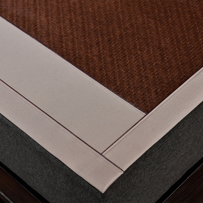 91家纺网 家纺一手货源 找家纺 小牛席业 2026新款野山藤草席（直筒发货）凉席藤席冰藤席冰丝席竹席凉席空调席草席 野山藤草席（黑咖）