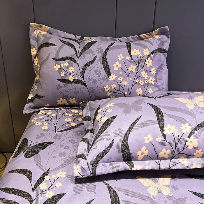 91家纺网 家纺一手货源 找家纺 沐珩家纺 2026新款植物羊绒加厚四件套单被套 幸运日