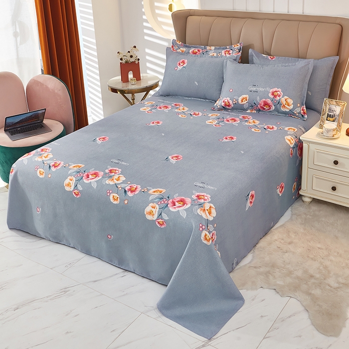 91家纺网 家纺一手货源 找家纺 沐珩家纺 2026新款植物羊绒加厚四件套单被套 雅颂