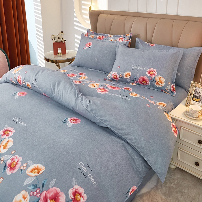 91家纺网 家纺一手货源 找家纺 沐珩家纺 2026新款植物羊绒加厚四件套单被套 雅颂