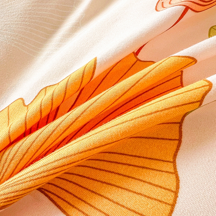 91家纺网 家纺一手货源 找家纺 沐珩家纺 2026新款植物羊绒加厚四件套单被套 银杏知秋