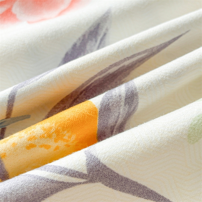 91家纺网 家纺一手货源 找家纺 沐珩家纺 2026新款植物羊绒加厚四件套单被套 幽幽花香