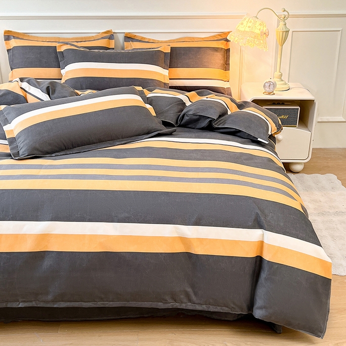 91家纺网 家纺一手货源 找家纺 沐珩家纺 2026新款植物羊绒加厚四件套单被套 致青春