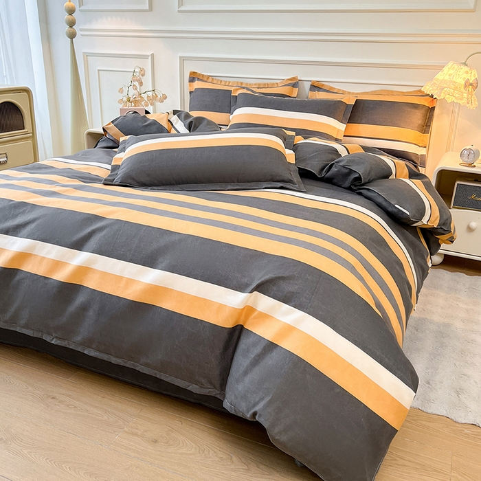 91家纺网 家纺一手货源 找家纺 沐珩家纺 2026新款植物羊绒加厚四件套单被套 致青春