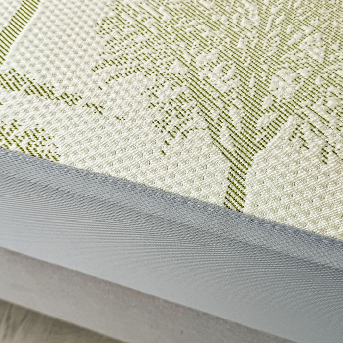 91家纺网 家纺一手货源 找家纺 凯罗 2026新款凉豆豆简约时尚风凉感豆豆凉席床席床笠-床笠款 发财树-薄荷绿