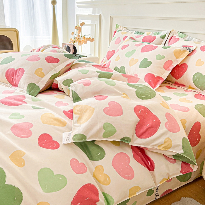 91家纺网 家纺一手货源 找家纺 沐珩家纺 2026新款植物羊绒加厚四件套单被套 自由心灵