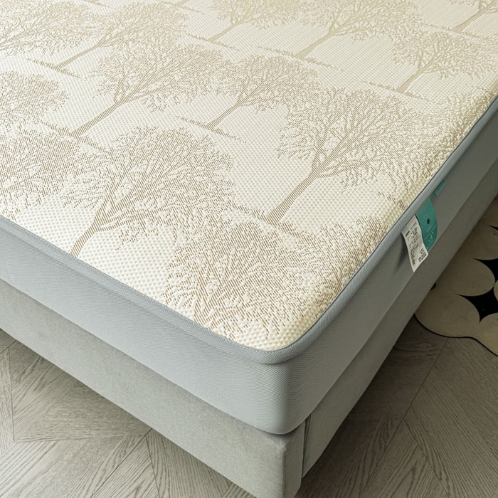 91家纺网 家纺一手货源 找家纺 凯罗 2026新款凉豆豆简约时尚风凉感豆豆凉席床席床笠-床笠款 发财树-奶咖