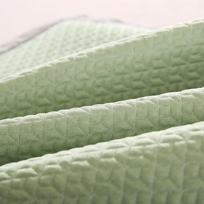 91家纺网 家纺一手货源 找家纺 小牛席业 2026新款爱家熊猫冷感豆豆夏凉枕套系列凉枕套凉枕套冰丝枕套藤枕套冰藤枕套冰丝枕套竹枕套凉席枕套豆豆 绿色