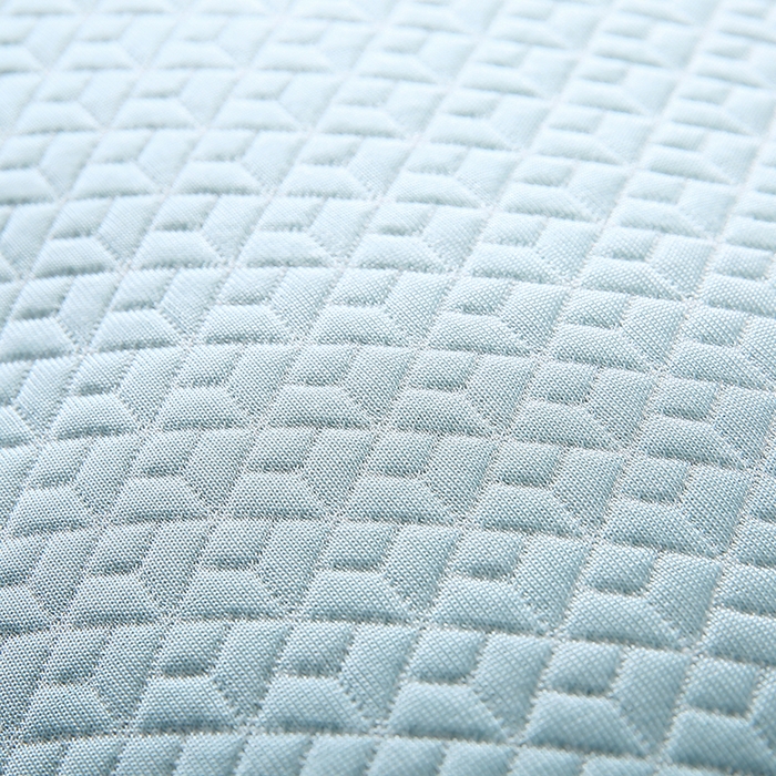 91家纺网 家纺一手货源 找家纺 小牛席业 2026新款爱家熊猫冷感豆豆夏凉枕套系列凉枕套凉枕套冰丝枕套藤枕套冰藤枕套冰丝枕套竹枕套凉席枕套豆豆 蓝色