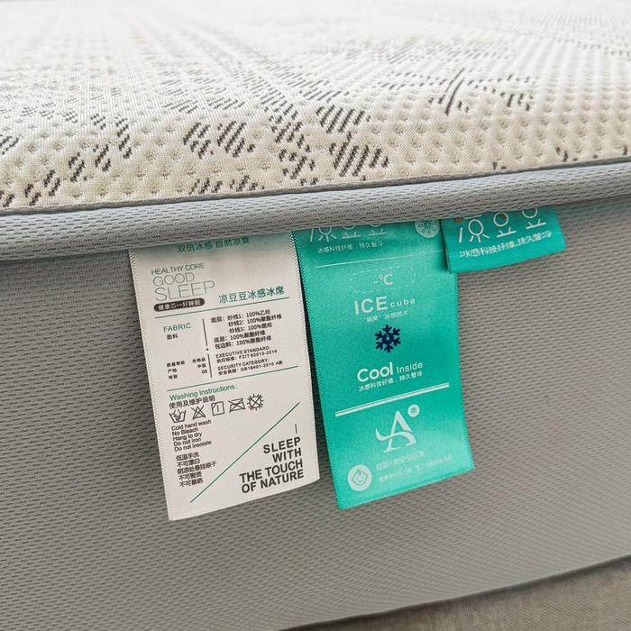 91家纺网 家纺一手货源 找家纺 凯罗 2026新款凉豆豆简约时尚风凉感豆豆凉席床席床笠-床笠款 鹿漫漫-雾灰