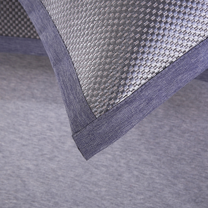 91家纺网 家纺一手货源 找家纺 小牛席业 2026新款大冰藤夏凉枕套系列凉枕套夏天枕套冰丝枕套竹枕套藤枕套冰藤枕套 大冰藤夏凉枕头（银灰）