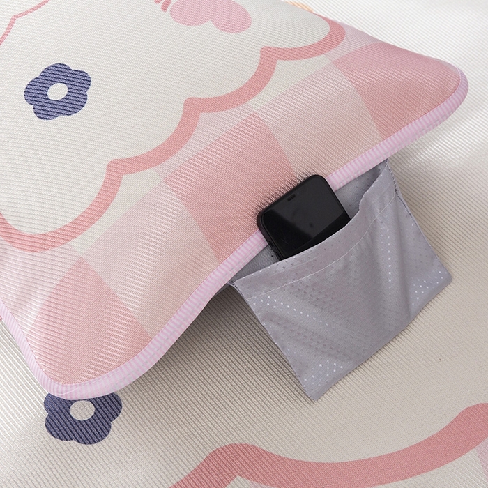 91家纺网 家纺一手货源 找家纺 宅部落 2026新款学生冰丝席单人宿舍席子凉席 萌萌兔