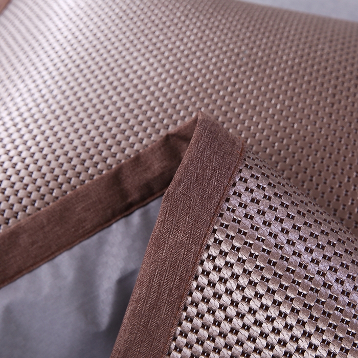 91家纺网 家纺一手货源 找家纺 小牛席业 2026新款大冰藤夏凉枕套系列凉枕套夏天枕套冰丝枕套竹枕套藤枕套冰藤枕套 大冰藤夏凉枕套（香槟）