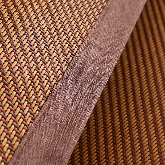 91家纺网 家纺一手货源 找家纺 小牛席业 2026新款大冰藤夏凉枕套系列凉枕套夏天枕套冰丝枕套竹枕套藤枕套冰藤枕套 角标全藤-经典斜纹藤枕套