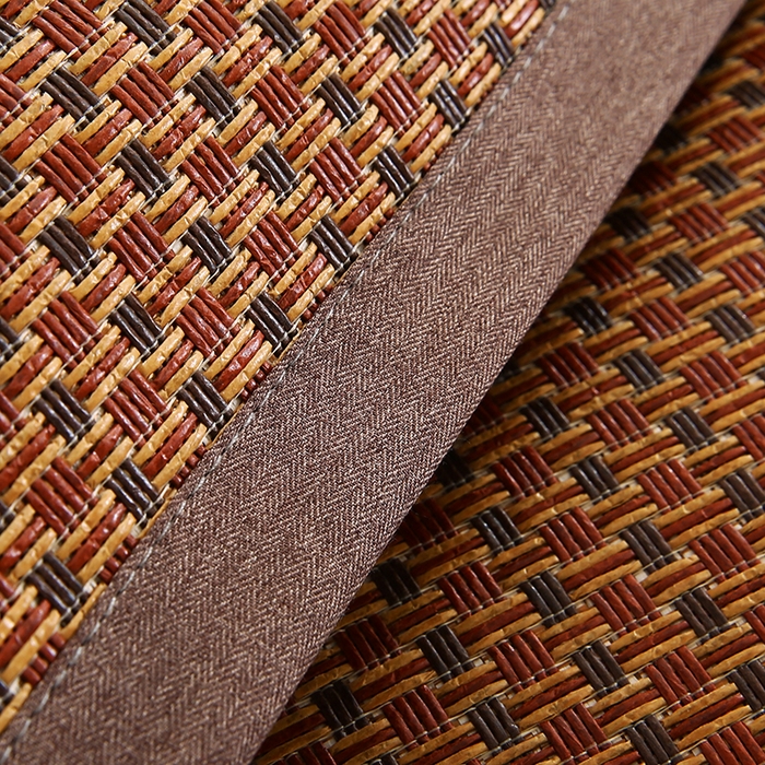 91家纺网 家纺一手货源 找家纺 小牛席业 2026新款大冰藤夏凉枕套系列凉枕套夏天枕套冰丝枕套竹枕套藤枕套冰藤枕套 角标全藤-红玉藤枕套