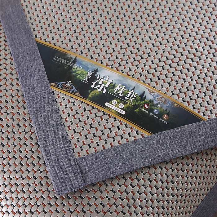 91家纺网 家纺一手货源 找家纺 小牛席业 2026新款大冰藤夏凉枕套系列凉枕套夏天枕套冰丝枕套竹枕套藤枕套冰藤枕套 大冰藤夏凉枕套（星光银色）