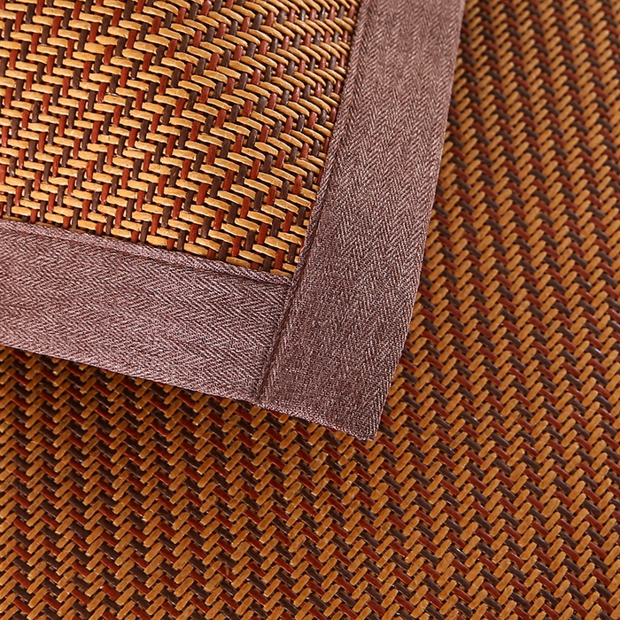 91家纺网 家纺一手货源 找家纺 小牛席业 2026新款大冰藤夏凉枕套系列凉枕套夏天枕套冰丝枕套竹枕套藤枕套冰藤枕套 角标全藤-经典斜纹藤枕套