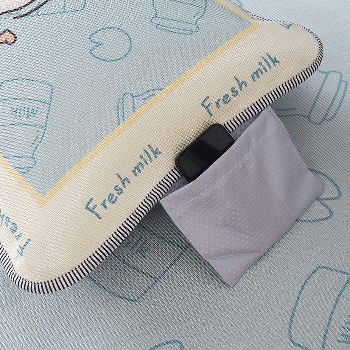 91家纺网 家纺一手货源 找家纺 宅部落 2026新款学生冰丝席单人宿舍席子凉席 奶牛很忙