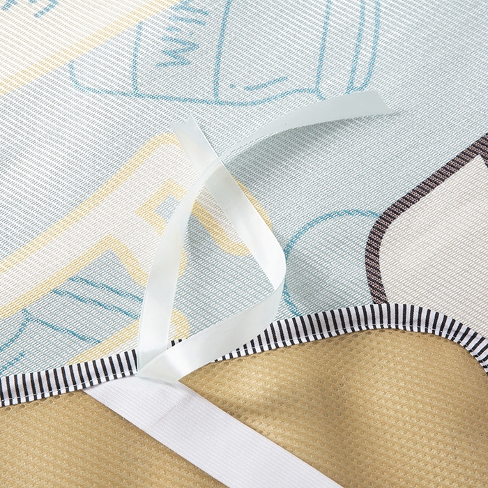 91家纺网 家纺一手货源 找家纺 宅部落 2026新款学生冰丝席单人宿舍席子凉席 奶牛很忙