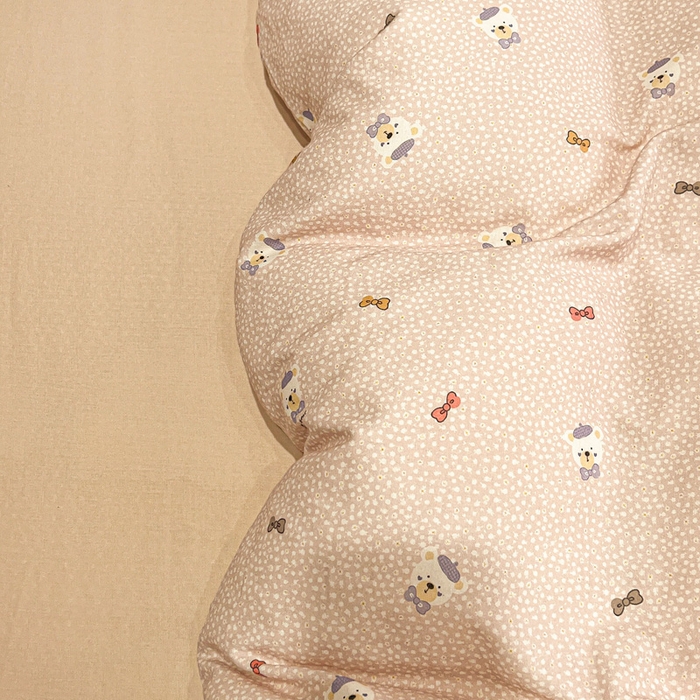 91家纺网 家纺一手货源 找家纺 亿梵家居 2026新款A类母婴级有氧纯棉印花双面全棉双层纱四件套-床拍图知梦