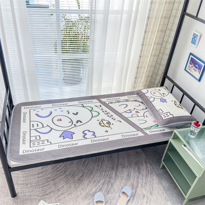 91家纺网 家纺一手货源 找家纺 宅部落 2026新款学生冰丝席单人宿舍席子凉席 喷火龙