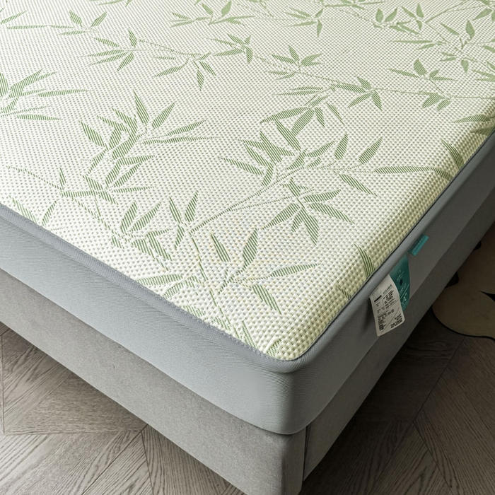 91家纺网 家纺一手货源 找家纺 凯罗 2026新款凉豆豆简约时尚风凉感豆豆凉席床席床笠-床笠款 上春山-碧绿