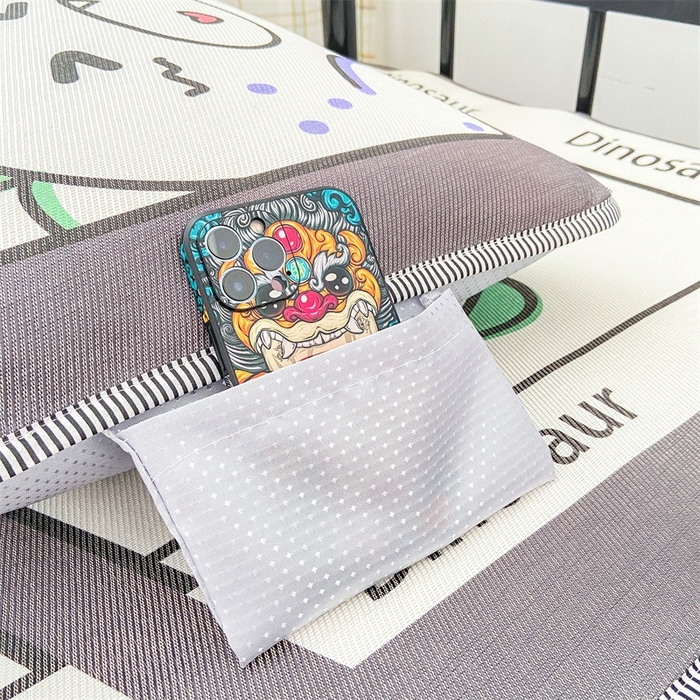 91家纺网 家纺一手货源 找家纺 宅部落 2026新款学生冰丝席单人宿舍席子凉席 喷火龙