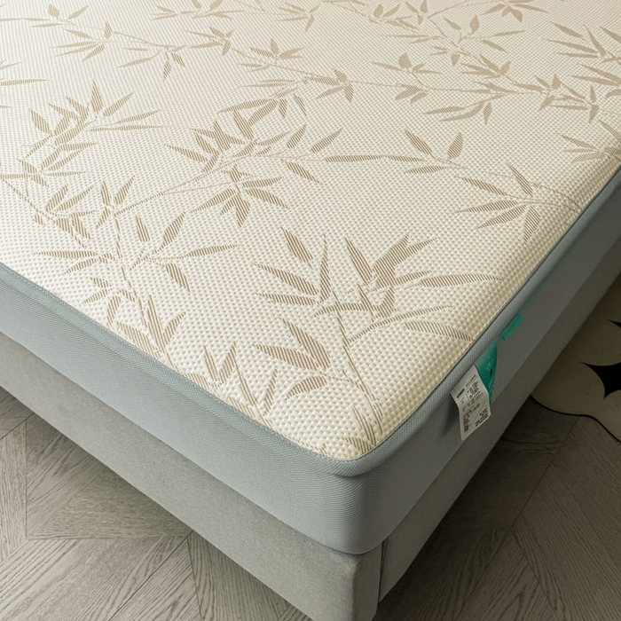 91家纺网 家纺一手货源 找家纺 凯罗 2026新款凉豆豆简约时尚风凉感豆豆凉席床席床笠-床笠款 上春山-奶咖