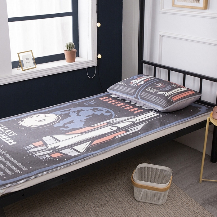 91家纺网 家纺一手货源 找家纺 宅部落 2026新款学生冰丝席单人宿舍席子凉席 启航