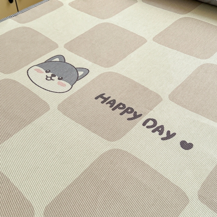 91家纺网 家纺一手货源 找家纺 宅部落 2026新款学生冰丝席单人宿舍席子凉席 享受生活